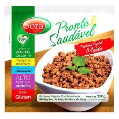 Imagem de Carne Moída Vegana Pronta De Proteína Vegetal Sora 250G