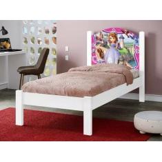 Imagem de Cama Solteiro  Adesivada  Princesa 100% Mdf - Extrado Madeira - P/Colc