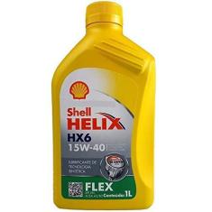 Imagem de Óleo De Motor 15w40 Shell Helix Hx6 Flex Api SN 1l