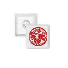 Imagem de Kit de atualização de teclado mecânico PBT para jogos Dragon Animal China Zodiac Art