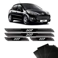 Imagem de Jogo de Soleira Diamante Peugeot 207 Com Protetor De Porta