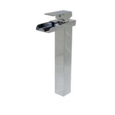 Imagem de Torneira Banheiro Monocomando Cascata Alta Calha Metalica