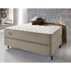 Imagem de Cama Box Casal Relax Duo Confort II Molas Ensacadas 138x188x70 - Bege