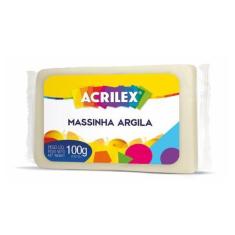 Imagem de Massinha Argila Acrilex 100Gr Cor Natural