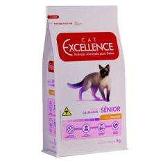Imagem de Ração Seca Cat Excellence Frango Para Gatos Sênior Castrados - 1 Kg