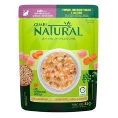 Imagem de Ração Úmida Guabi Natural Frango, Cereias E Vegetais Para Gatos - 85 G