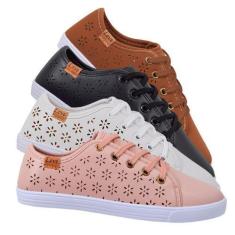 Imagem de Kit 4 Pares Tênis Casual Feminino Básico Leve Sapatenis Sapatilha - Le