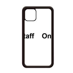 Imagem de Capa Staff Only Black Symbol Pattern para iPhone 11 Pro Max para Apple Mobile Case Shell