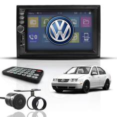 Imagem de Kit Central Multimídia Mp5 2 Din Bt Espelha Dvd Câm Vw Bora - First Op