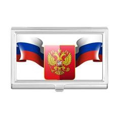 Imagem de Porta-cartões de visita com emblema nacional da Rússia