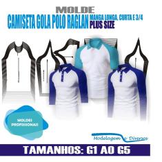Imagem de Molde Camiseta Polo, Modelagem&Diversos, G1 ao G5, Correios
