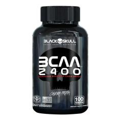 Imagem de BCAA 2400 BLACK SKULL 100 TABLETES AMINOáCIDOS 