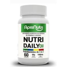 Imagem de Nutridaily Oil Polivitamínico A A Z 1000Mg 60 Cáps Apisnutri