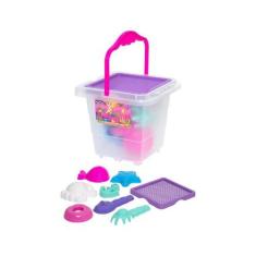 Imagem de Balde De Praia Infantil Para Meninas, Merco Toys - Merco Toys