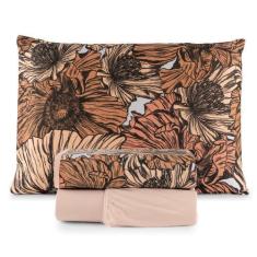 Imagem de Jogo De Cama Solteiro 03 Pçs Malha 100% Algodão Fio Penteado 30/1 - Ca