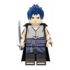 Imagem de Boneco Blocos De Montar Uchiha Sasuke Personagem Naruto - Mega Block T