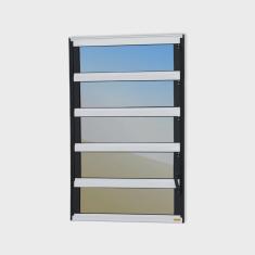 Imagem de Janela de Alumínio Basculante 100x100cm Vidro Espelhado Elite Brimak