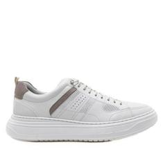 Imagem de Tênis Masculino Democrata Denim Joe Ultra Light 526101 Off White-Masculino