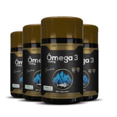 Imagem de 4X Omega 3 Alasca 33/22 Concentrado 60Caps Hf Suplementos