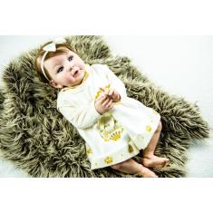 Imagem de Bebê Reborn Menina, Princesa, Luxo,  Boneca