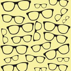 Imagem de Papel De Parede Adesivo Lavável Óculos Fundo  18M