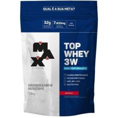 Imagem de Top Whey 3W Refil (1,8Kg) - Sabor: Mais Performance - Morango - Max Ti