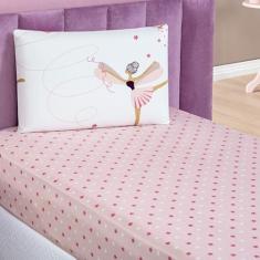 Imagem de Jogo De Cama Infantil Solteiro Bouti Kids 02 Pçs Bailarina - Bia Enxov