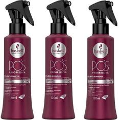 Imagem de kit 3 Fluido Haskell Creme De Pentear Pós Progressiva 120 ml