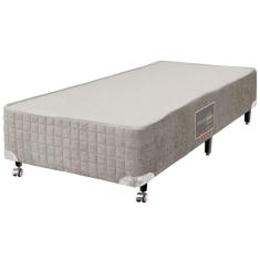 Imagem de Base Box para Colchão de Solteiro Castor Premium Gel 39x88x188 cm - Cinza/Branco