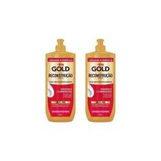 Imagem de Creme Para Pentear Niely Gold 500ml Reconstruçao-Kit C/2Un