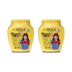 Imagem de Creme Skala 1kg Amidinho de Milho Kids-Kit C/2un