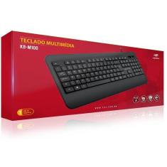 Imagem de Teclado Multimidia Usb Kb-m100bk Preto C3 Tech
