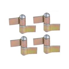 Imagem de Kit 4 Dobradiça Gonzo Nº1 Com Aba 3/4`` Porta Portão Ferro