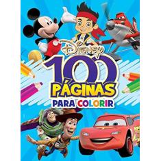 Imagem de Disney 100 Páginas Para Colorir - Capa Azul - Esperto, Bicho - 9788533934009