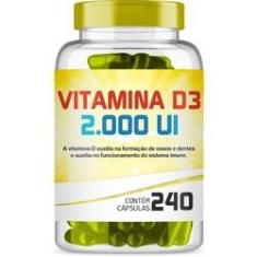 Imagem de Vitamina D3 2.000 Ui com 240 Capsulas