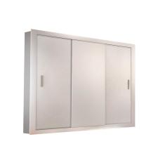 Imagem de Guarda Roupa 3 Portas De Correr E 4 Gavetas Veneza Branco Rufato