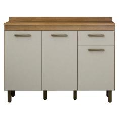 Imagem de Balcão de Cozinha São Luís Cinamomo Off White - Valdemóveis