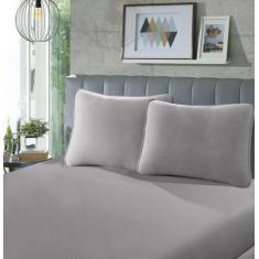 Imagem de Lençol Avulso Malha - Casal - 100% Algodão - Bege - Sbx