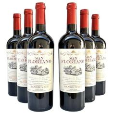 Imagem de Vinho San Floriano Sangiovese Toscana IGT | Kit com 6 Garrafas | Oferta