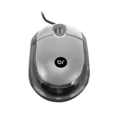 Imagem de Mouse Bright Standard - 800dpi - Compacto - USB - Prata - 0107