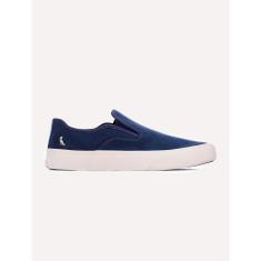 Imagem de Tênis Reserva Masculino Slip On Mobi Azul Escuro Mescla-Masculino