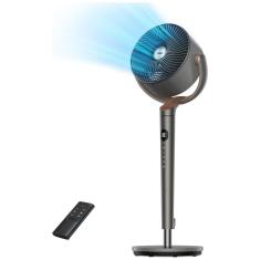Imagem de Ventilador para Quarto, Oscilação 120°, Ventilador de Piso Silencioso com Motor DC, 8 Velocidades, 3 Modos, 20dB, Dreo