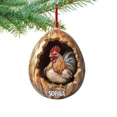 Imagem de Enfeites de animais para árvore de Natal,Enfeites de Natal de animais - Decoração de férias com pingente de animal acrílico 2D,Animal árvore de natal pingente fazenda decorações para casa decoração de