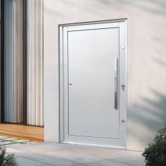 Imagem de Porta Pivotante Lambril com Puxador Lado Direito Elite 240x130 Branco