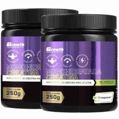 Imagem de Creatina 250G Creapure Growth Kit 2 Potes - Growth Supplements