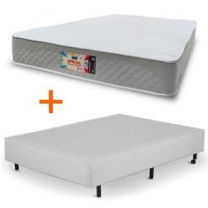 Imagem de Cama Box Casal + Colchão Dabe Special Coleção CASAL ANTIGO - Molas Ens
