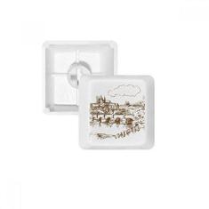 Imagem de Kit de atualização de teclado mecânico PBT para jogos Charles Bridge Prague República Tcheca