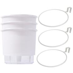 Imagem de Kit 3 Vaso Raiz N2  Autoirrigável Com 3 Suporte Treliça