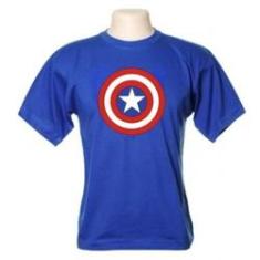 Imagem de camiseta capitão américa camisa escudo vingadores