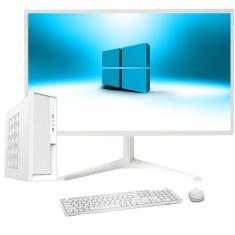 Imagem de Computador Branco Completo Compacto Intel Core i5, 16GB de memória, SSD 1TB, Windows 10, Monitor LED 19.5&quot; - 3green Slim 3GS-0114